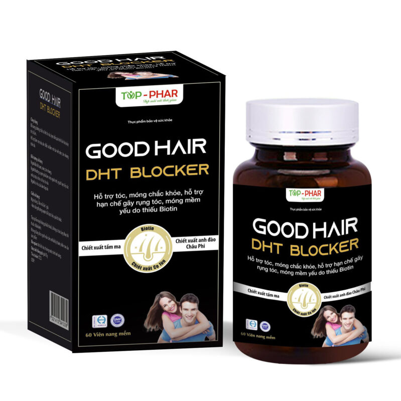GOOD HAIR DHT BLOCKER - Giúp giảm rụng, tăng mọc tóc, cải thiện hói đầu hiệu quả 