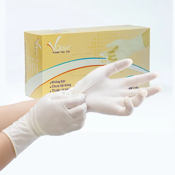 Ưu điểm khi sử dụng găng tay y tế latex không bột 1 