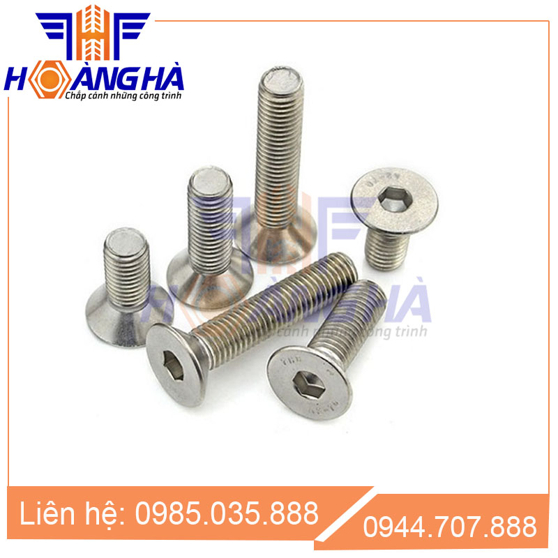 Bu lông lục giác chìm đầu bằng là gì