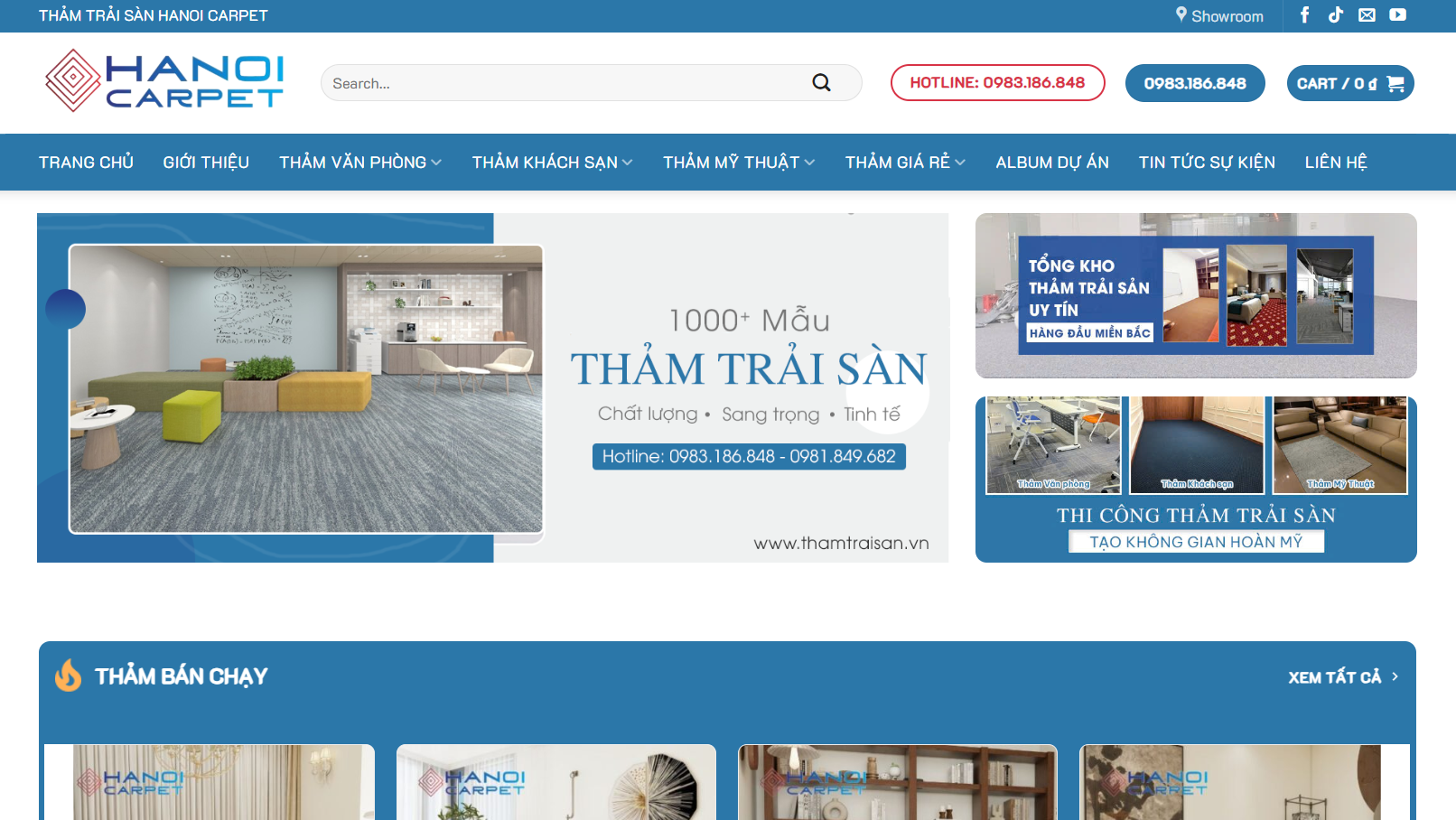 Hanoi Carpet – Đơn vị thi công & cung cấp thảm khách sạn chuyên nghiệp