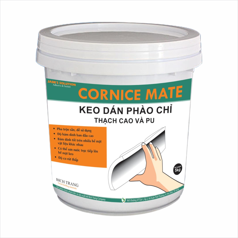 Keo dán phào chỉ PU là gì?