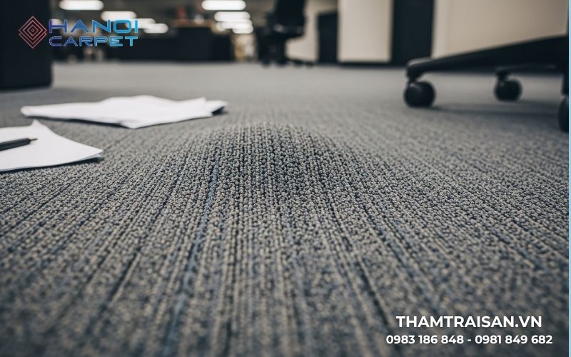 Thảm cuộn bị phồng